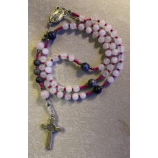 Larvikite & White Jasper Unique Rosaries 2002